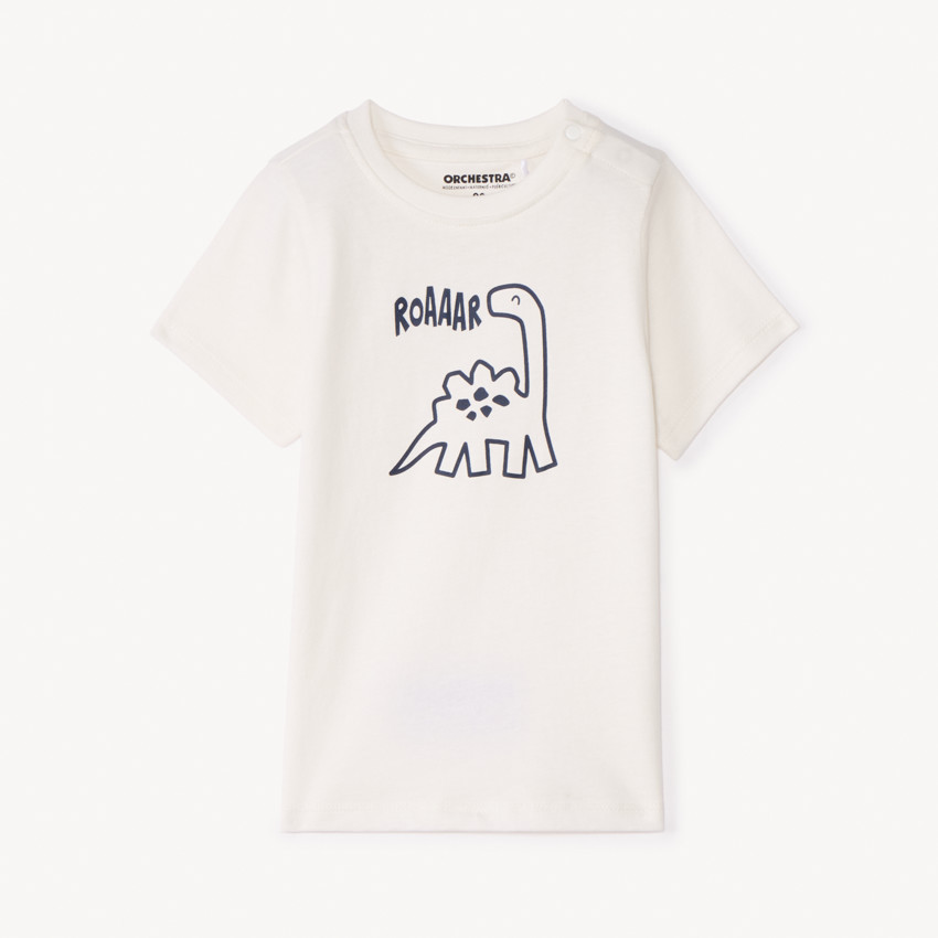 T-shirt manches courtes print animaux pour bébé garçon 
