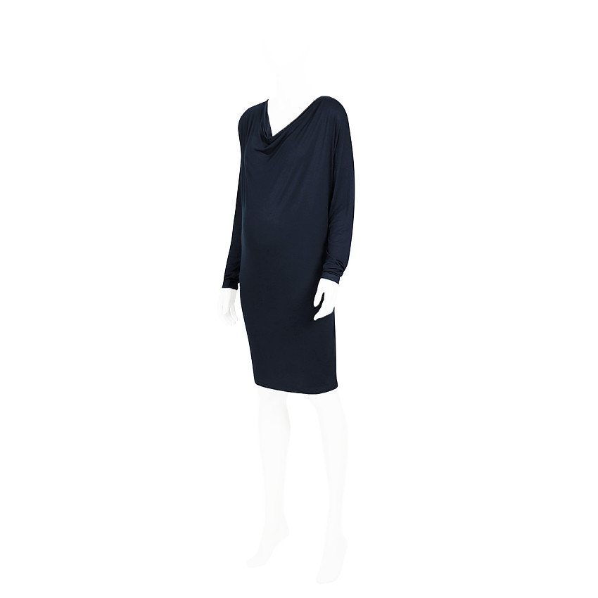 Robe manches longues de grossesse unie 