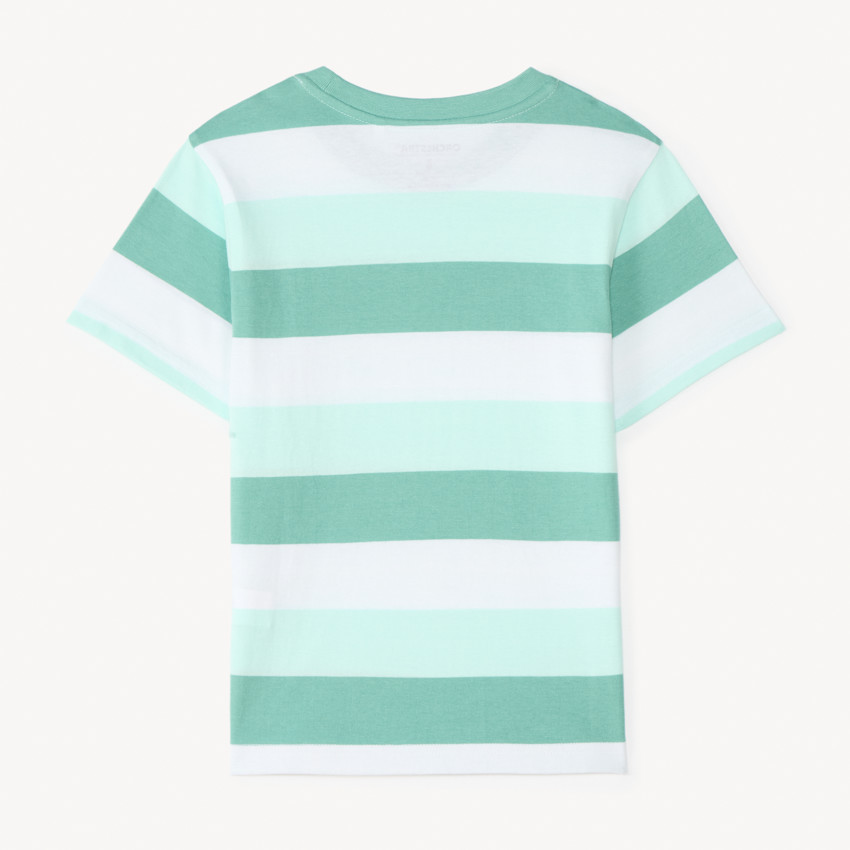 T-shirt manches courtes à rayures pour garçon 