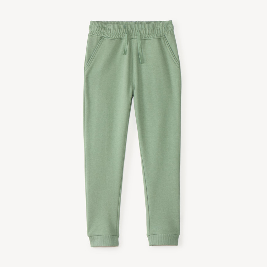 Pantalon de jogging fille en molleton uni 