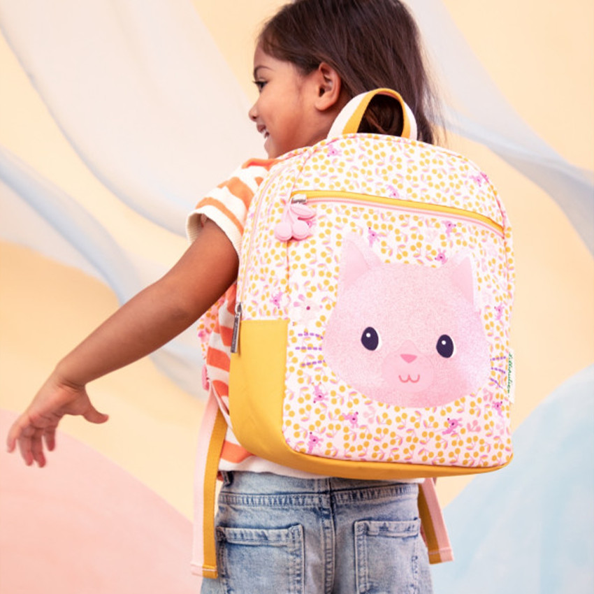 Sac à dos à partir de PET recyclé Jeanne le chat 