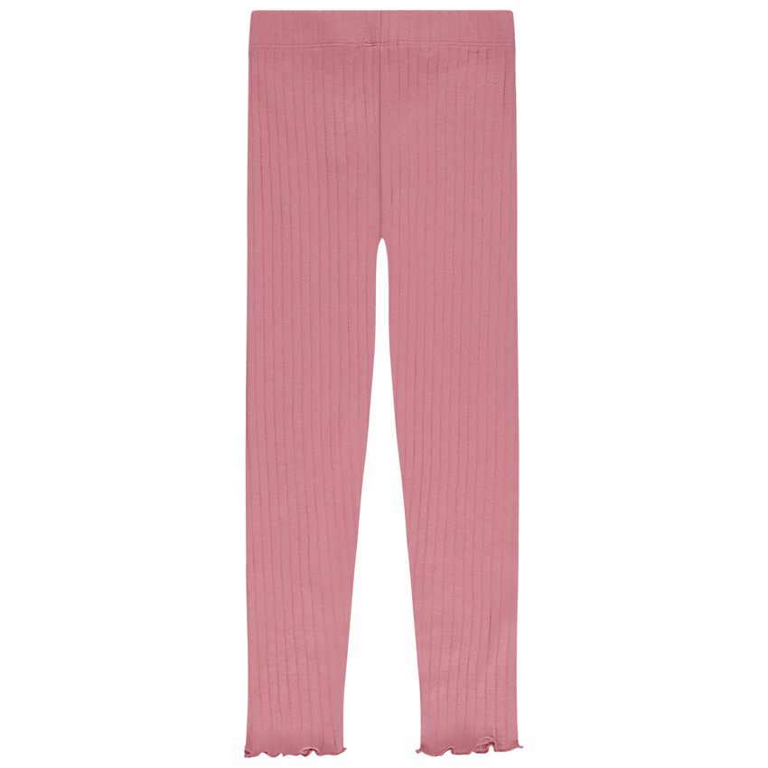Legging côtelé avec nœud pour fille 