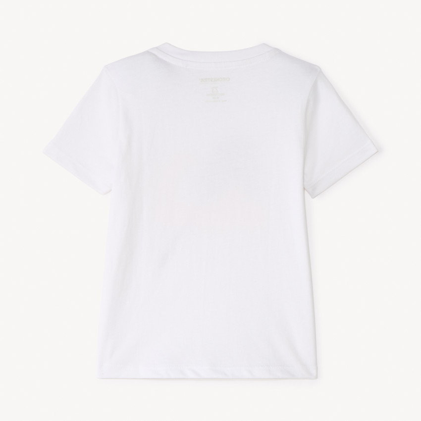 T-shirt manches courtes uni print fantaisie pour bébé garçon 