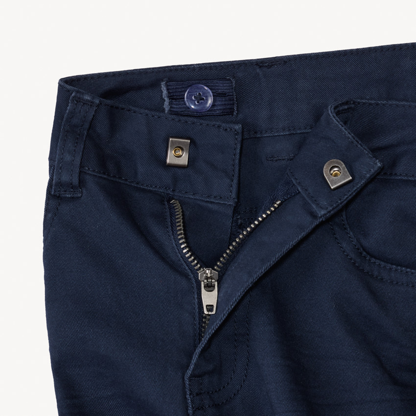 Pantalon slim en twill uni pour garçon 