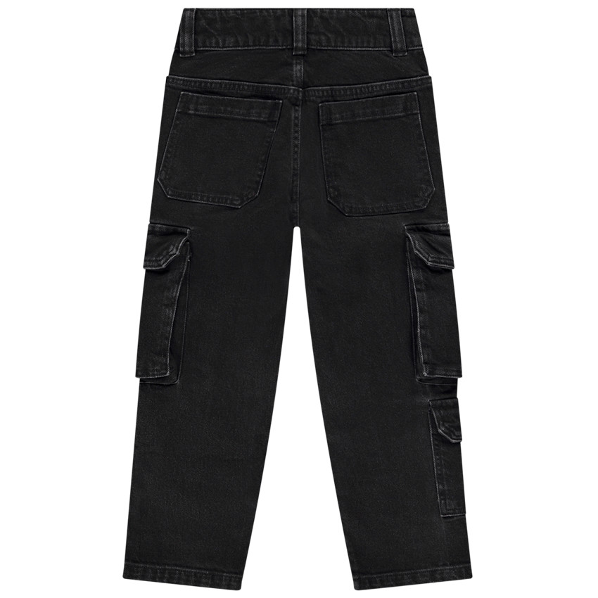 Jean effet cargo en denim pour garçon  