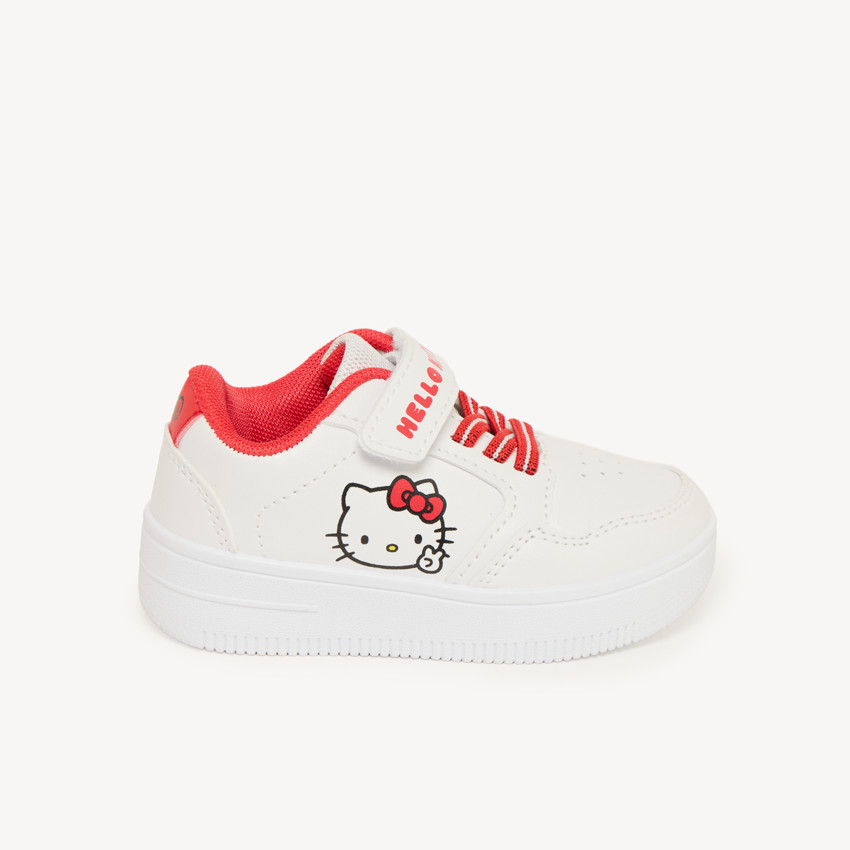 Baskets velcro et lacets élastiques Hello Kitty pour fille 