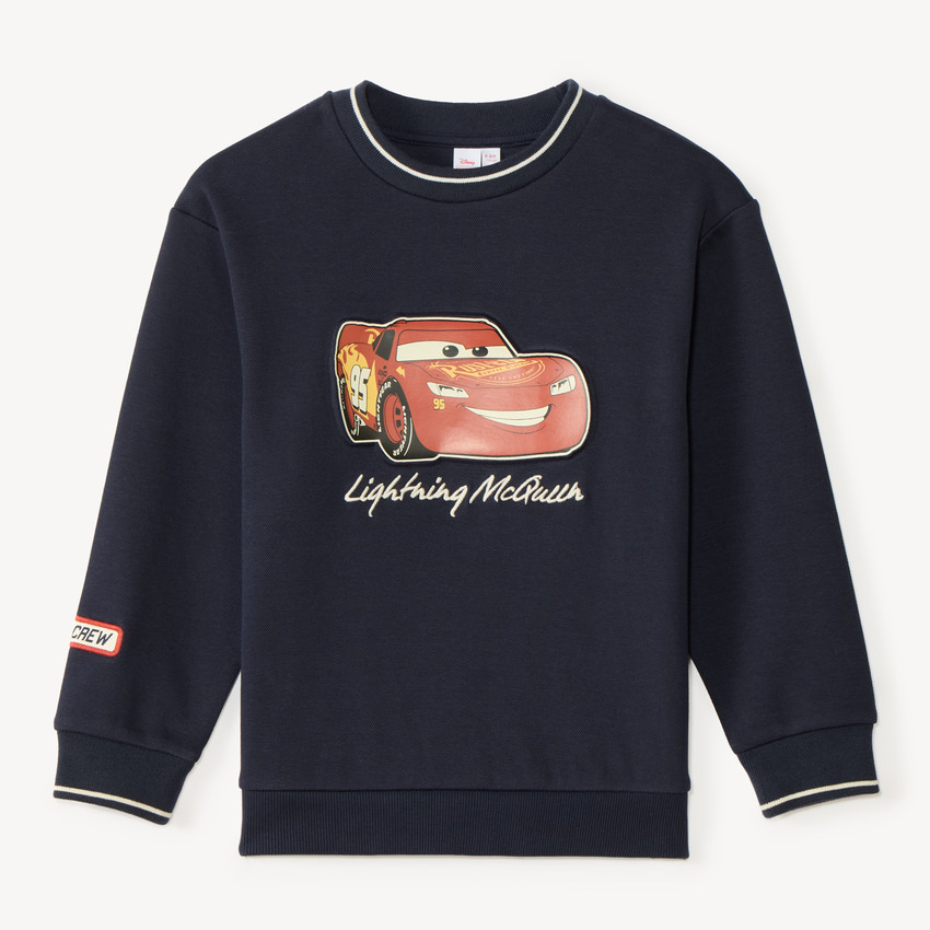 Sweat broderie Flash McQueen Disney Pixar pour garçon 