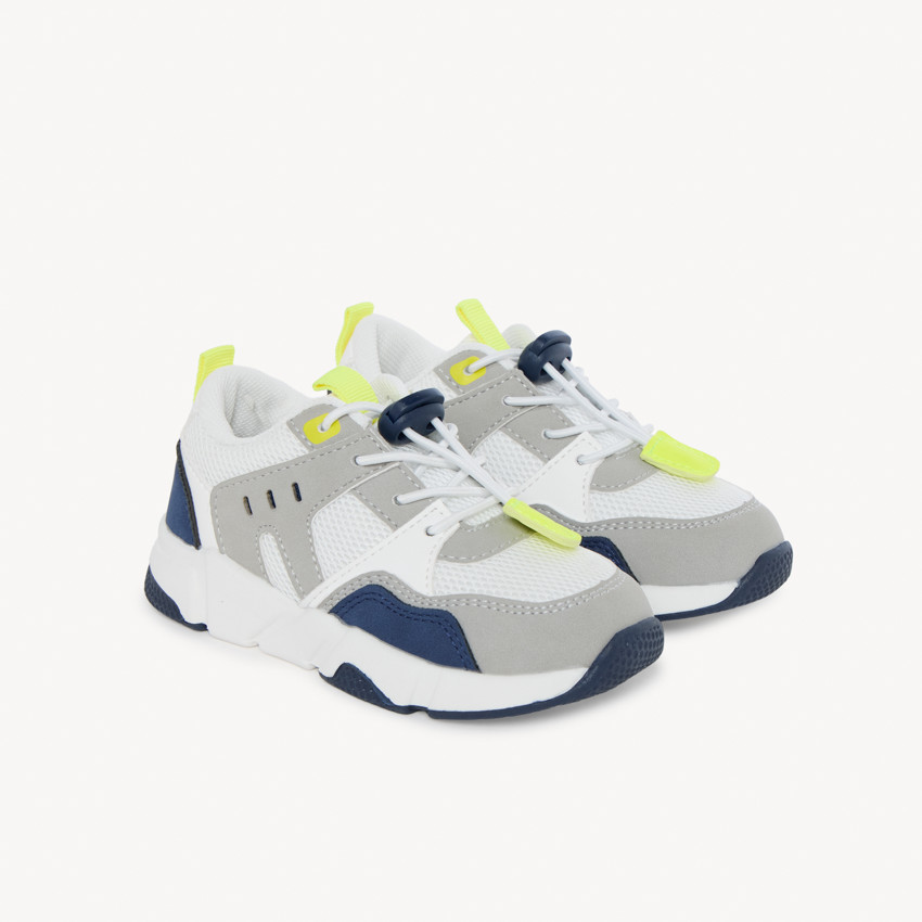 Baskets de sport en mesh avec stoppeur pour garçon