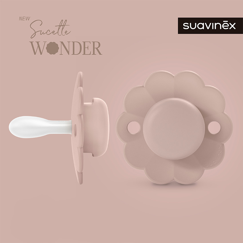 Sucette silicone réversible SX Pro 6-18M Wonder pale mauve 