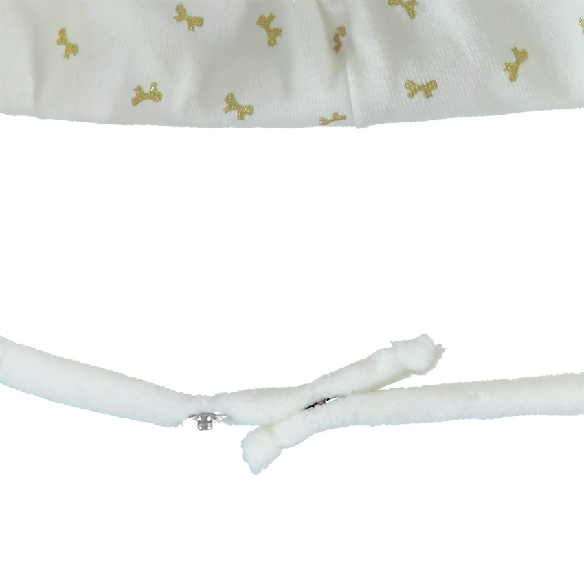 Bonnet péruvien en velours avec pompons sur le dessus 