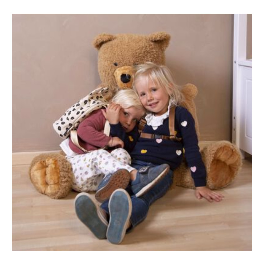 Peluche Ours assis 76cm - Brun 