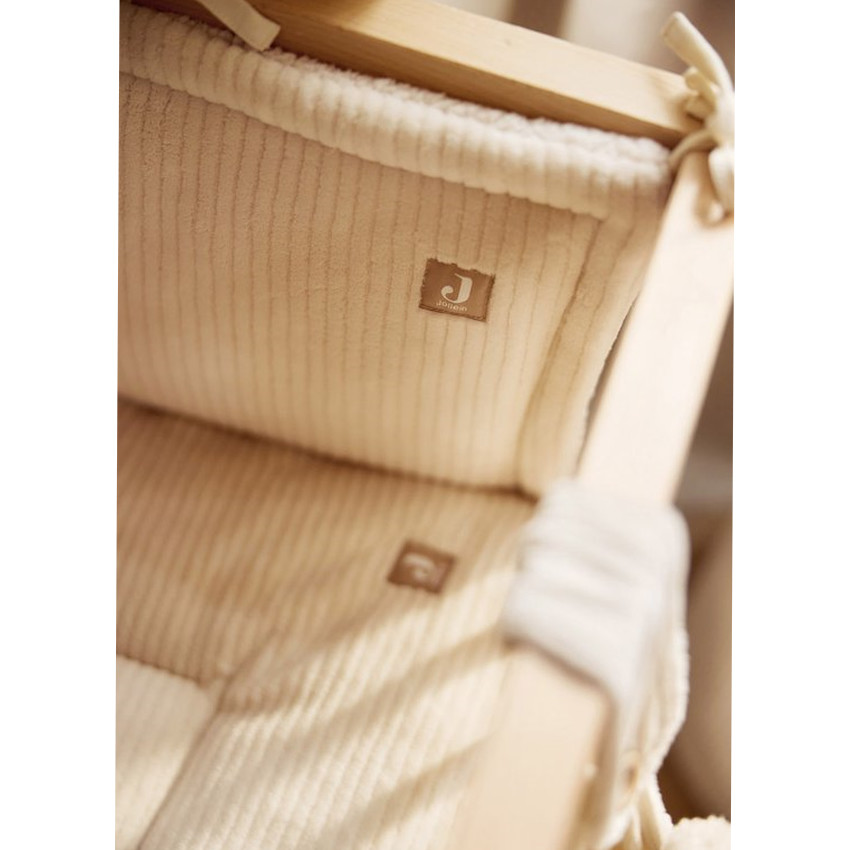 Tour de parc/lit - Oatmeal - Cloudy Rib - 180x30 cm - Oatmeal (Jollein) - Image 5