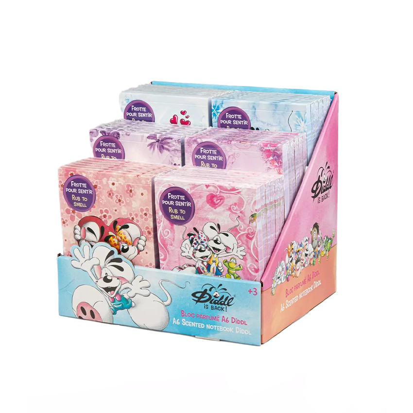 Bloc-notes parfumé format A6 Diddl (modèle aléatoire) 