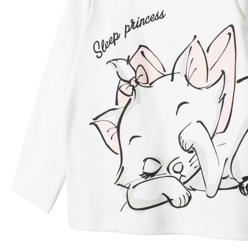 Pyjama motif Marie des Aristochats Disney et pois 
