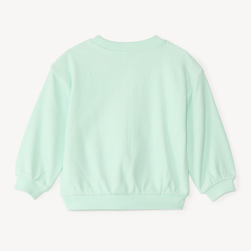 Sweat en maille fantaisie print en relief fantaisie pour bébé garçon 