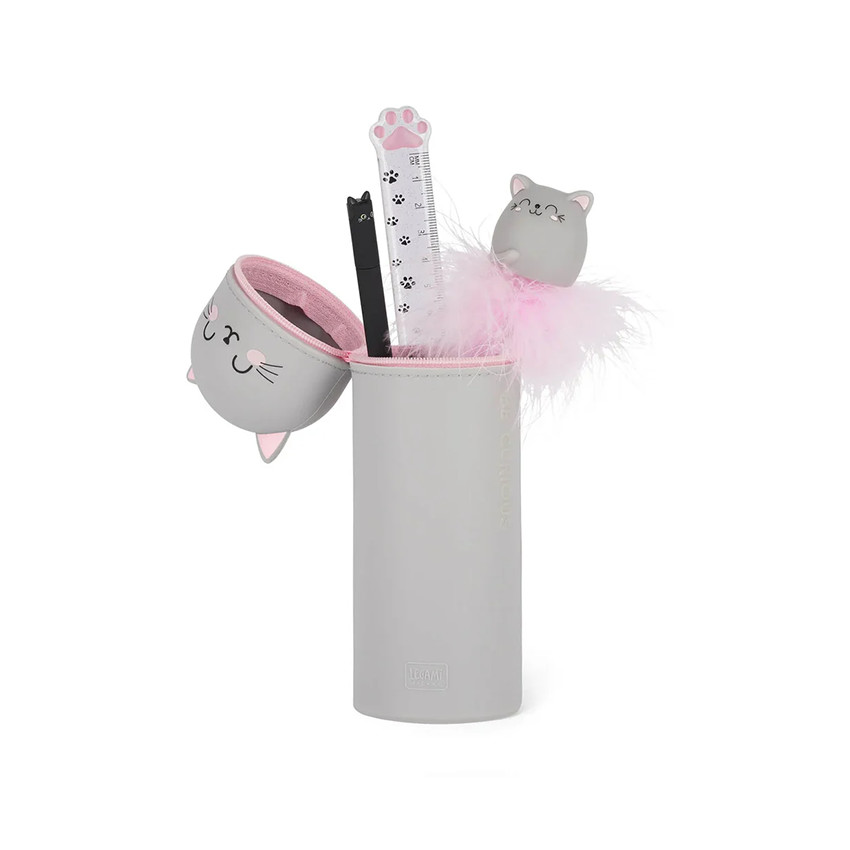 Trousse en silicone kawaii Kitty  