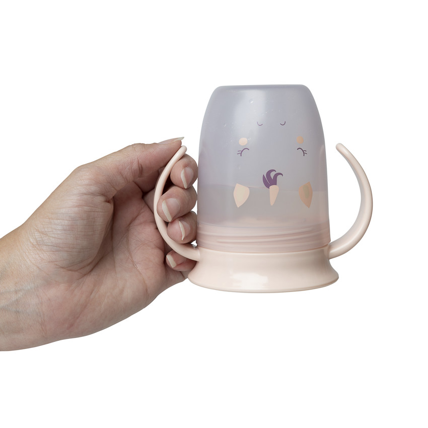tasse d'apprentissage 360° antifuite Licorne beige - Beige (Prémaman) - Image 4