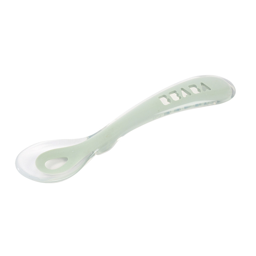Cuillère en silicone 2ème âge - Bleu 