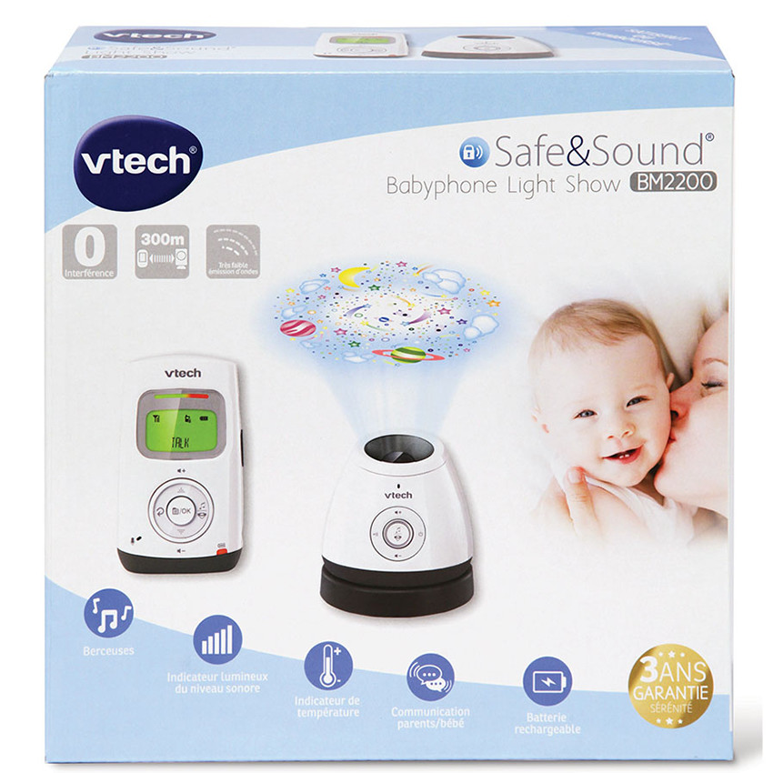 VTech BM2200 Lightshow Baby Monitor Chargeur Adaptateur secteur 6V mural  pour la maison Prise UE - Cdiscount Informatique
