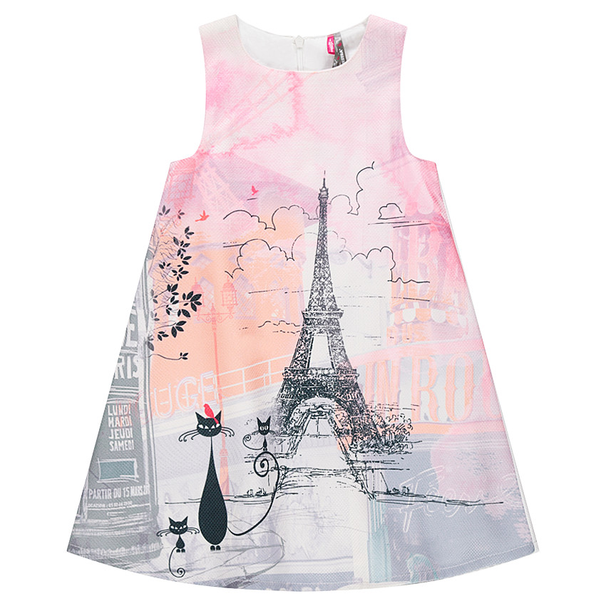 Robe sans manches avec sublimation Tour Eiffel  