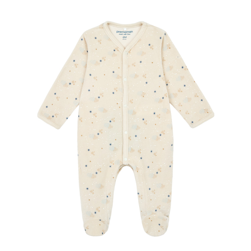 Dors-bien manches longues en velours - Bande de Rêveurs