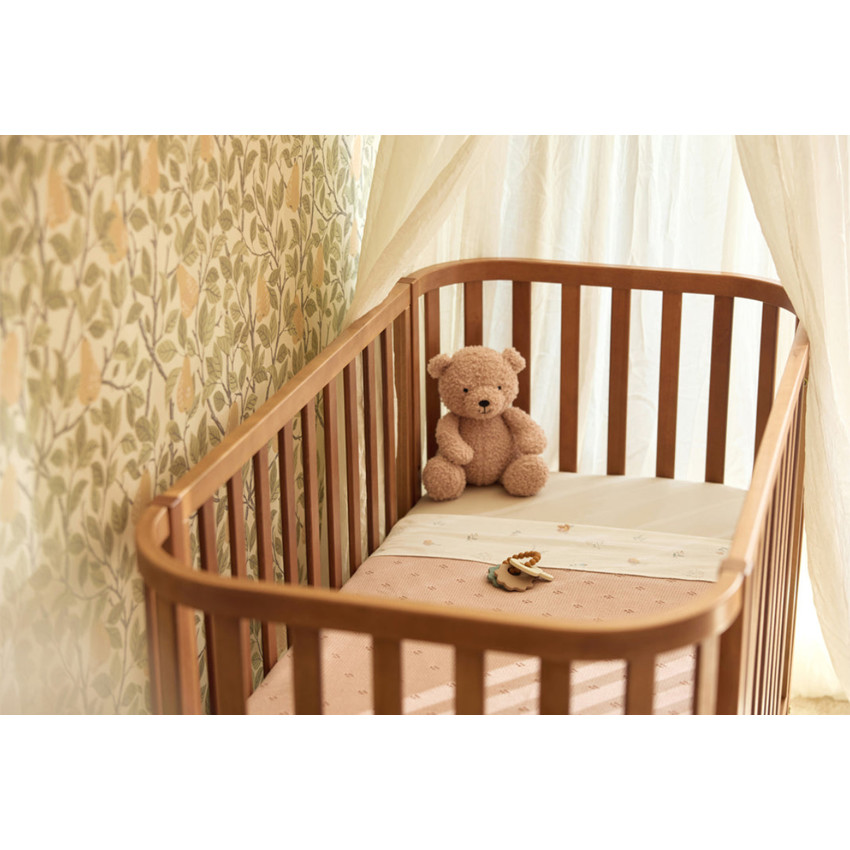 Peluche Ours en bouclettes Teddy Bear wild rose 