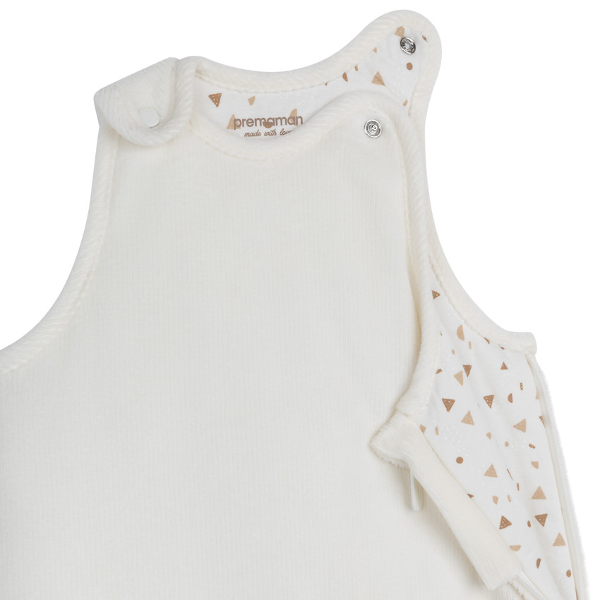 Gigoteuse sans manches en velours côtelé TOG 3.5 blanc 