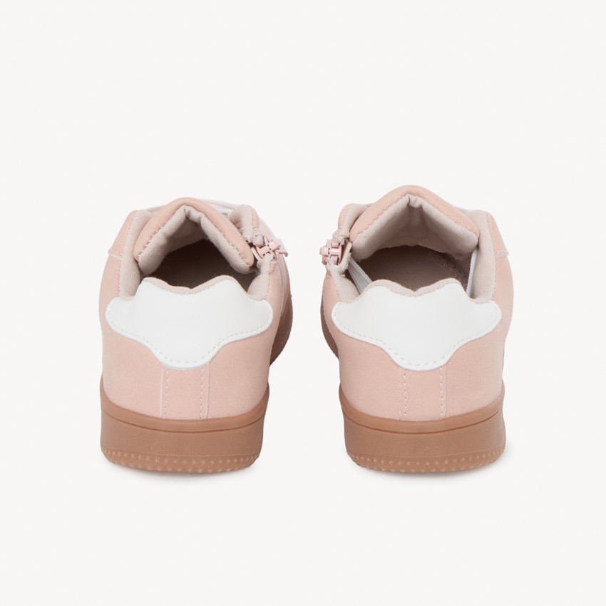 Baskets basses en simili cuir pour fille 