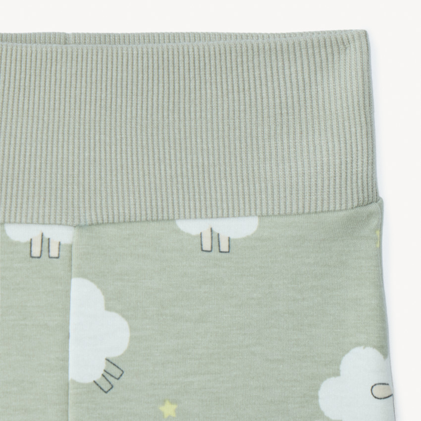 Ensemble jogging molleton motifs mouton pour bébé  
