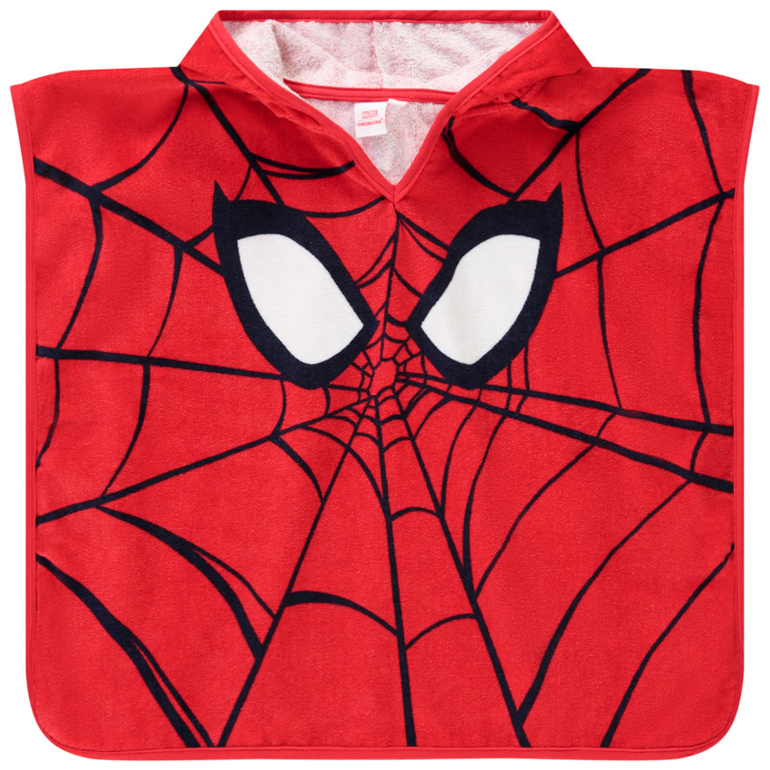 Cape de bain en éponge Spider-Man Marvel pour garçon 