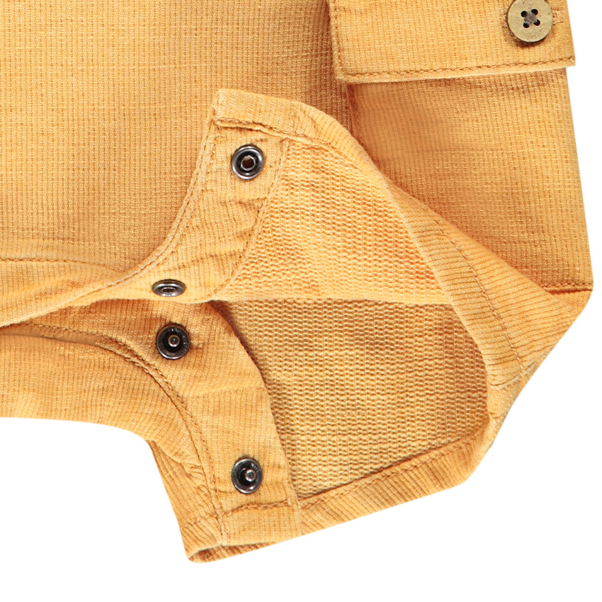 Ensemble salopette + chemise fantaisie pour bébé garçon 