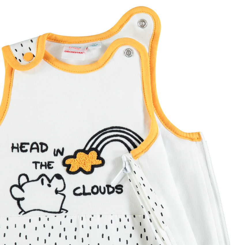 Turbulette ajustable sans manches en coton bio motif Winnie Disney 