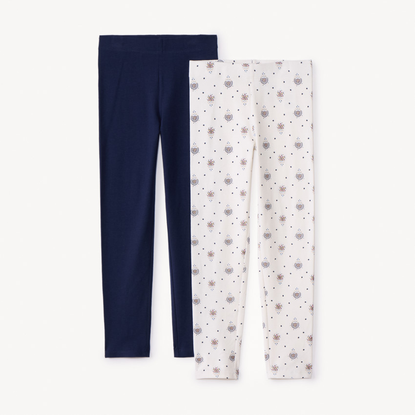 Lot de 2 leggings fantaisie pour fille 