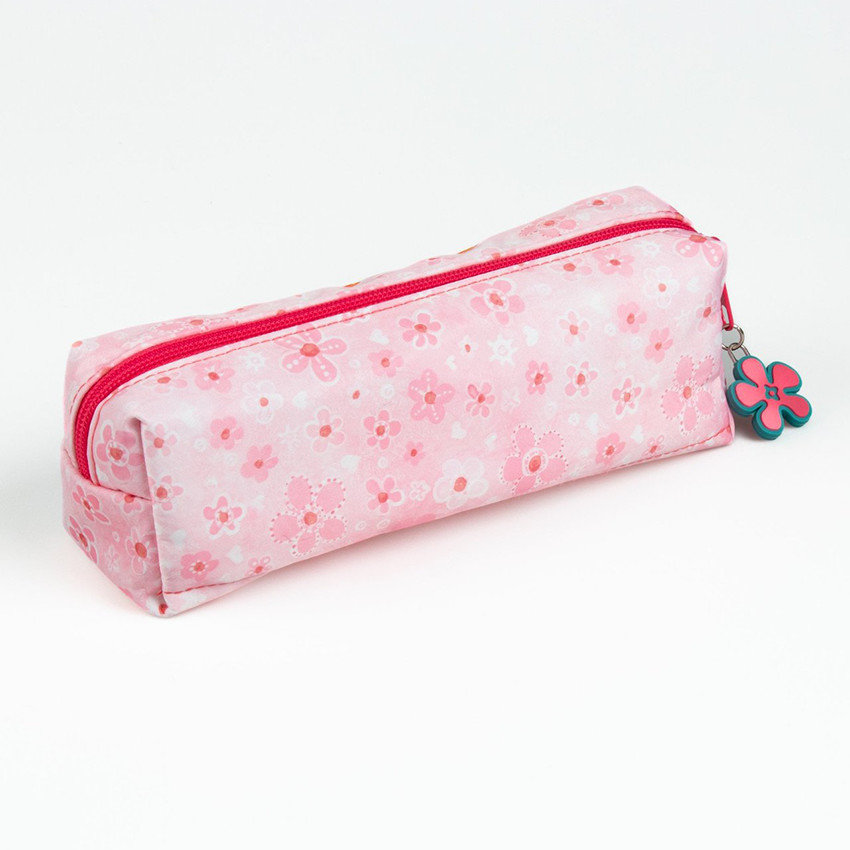 Trousse avec pendentifs en silicone - Rose - Diddl 