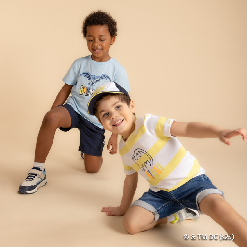 T-shirt manches courtes Batman Warner pour garçon 