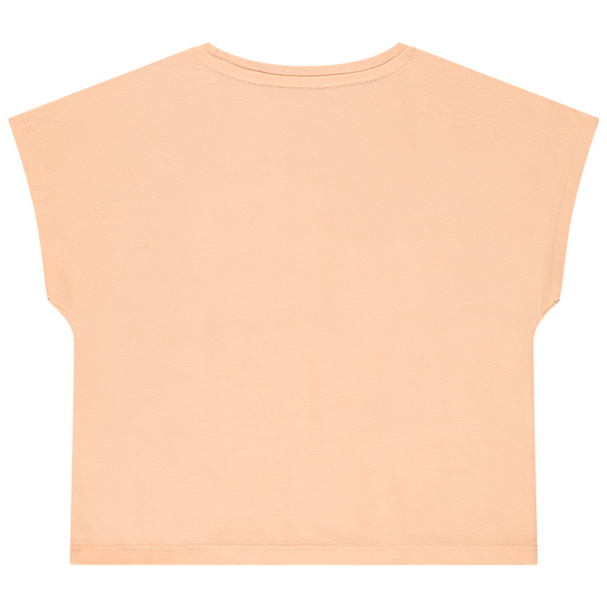 T-shirt manches courtes forme boîte photoprinté pour fille 