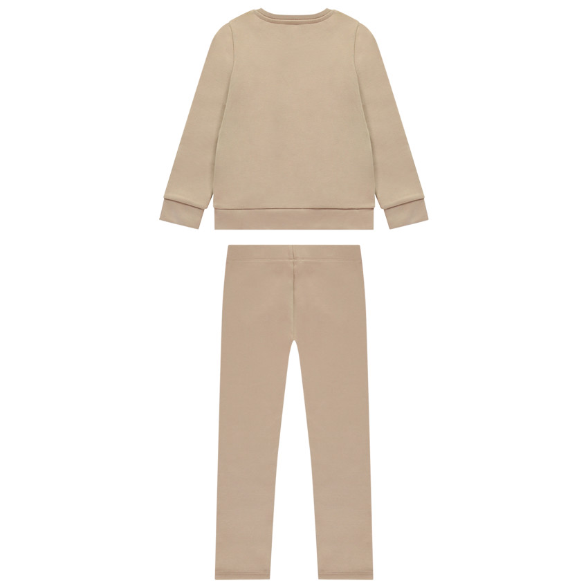 Ensemble jogging molleton print fantaisie pour fille 