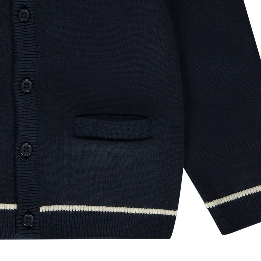 Gilet en tricot style rétro pour garçon 