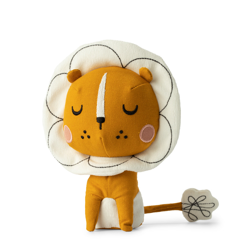Peluche lion avec boîte cadeau 