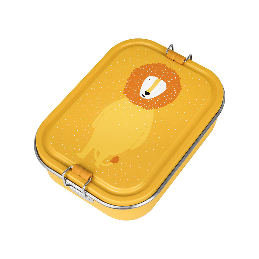 Lunchbox compartimentée en inox Mr. Lion jaune 
