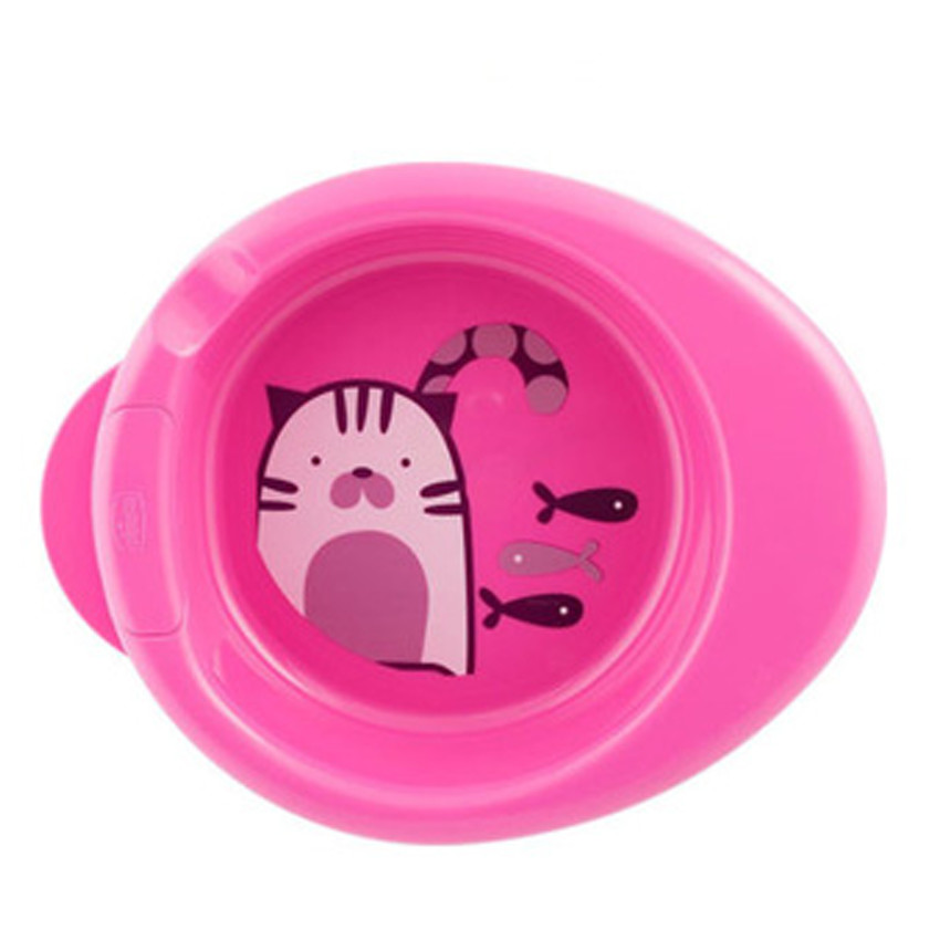 ASSIETTE MAINTIEN AU CHAUD AVEC RÉSERVOIR -6M+ - ROSE 