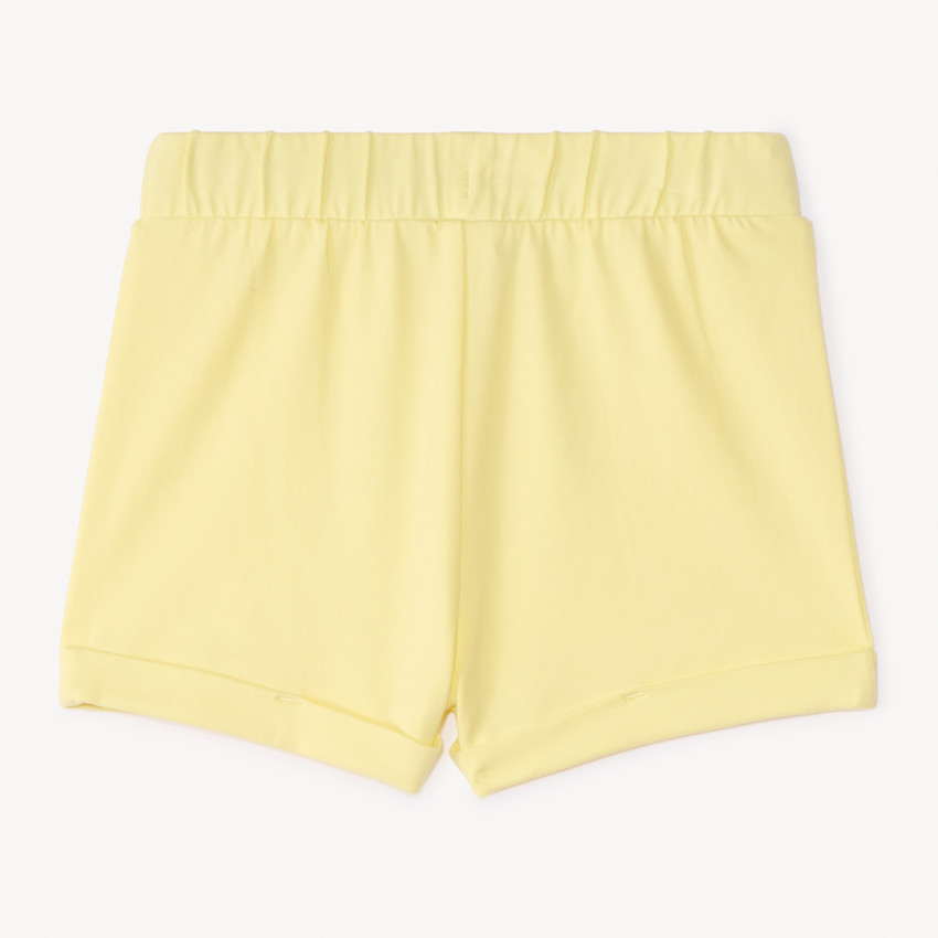 Short en jersey coloris uni pour bébé fille 