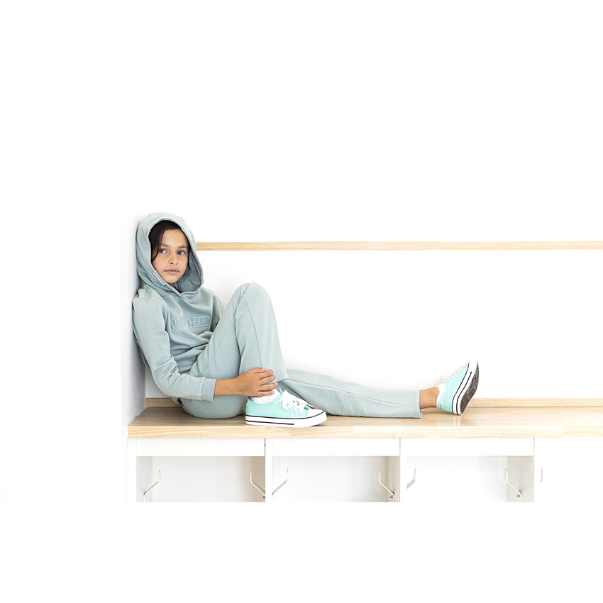 Pantalon de jogging en molleton gratté uni pour fille 