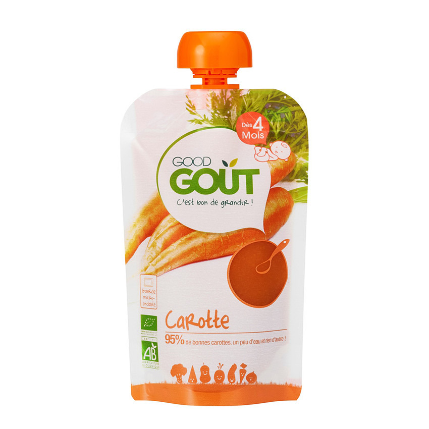 Gourde carotte bio - 120g 