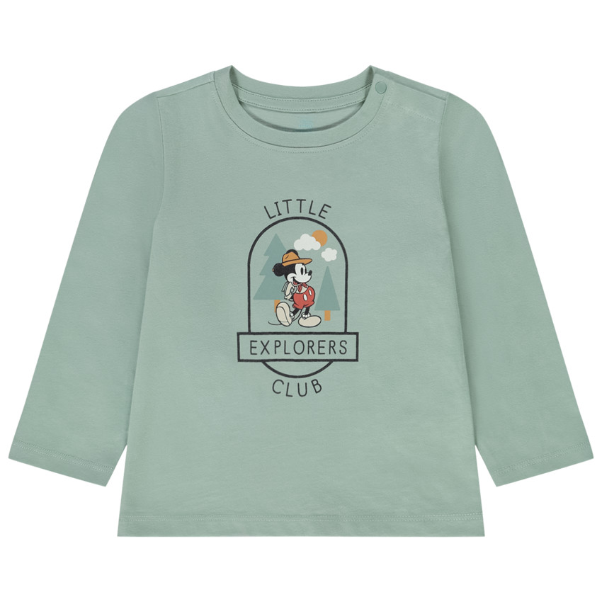T-shirt manches longues Mickey Disney pour bébé garçon 
