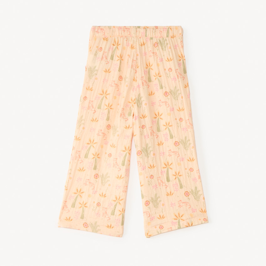 Pantalon large imprimé fantaisie pour bébé fille  