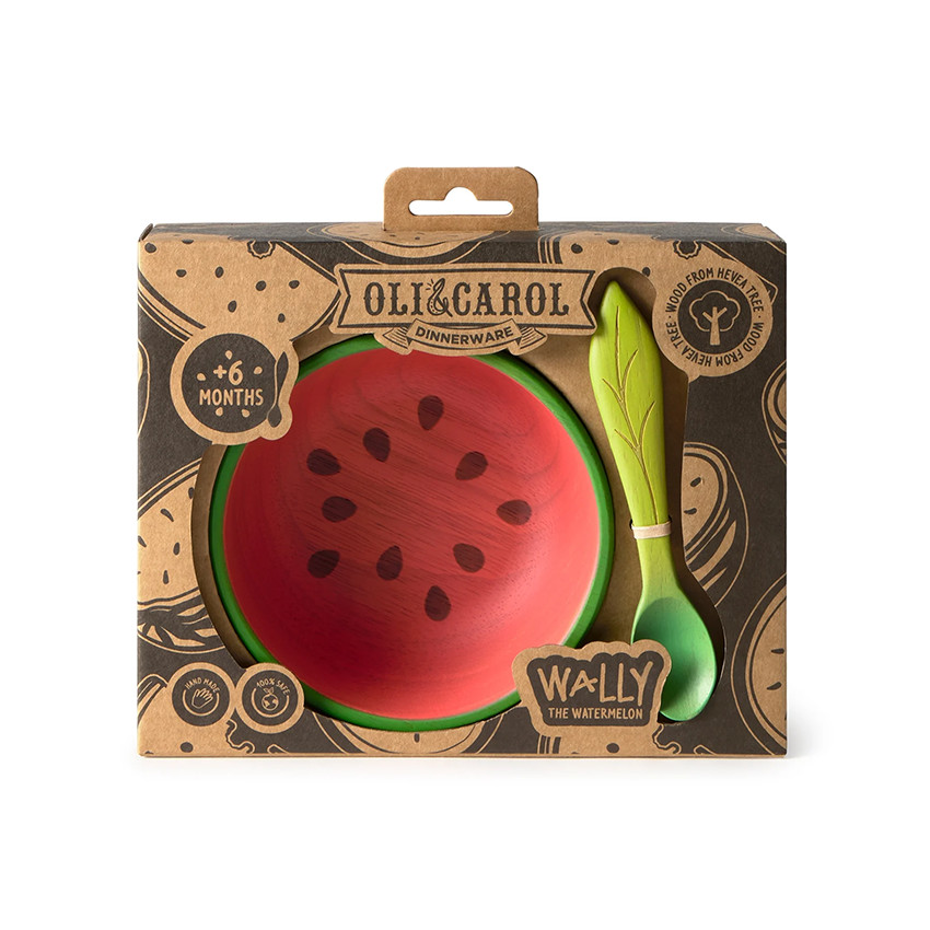 Coffret repas Bol + Cuillère Wally la Pastèque 