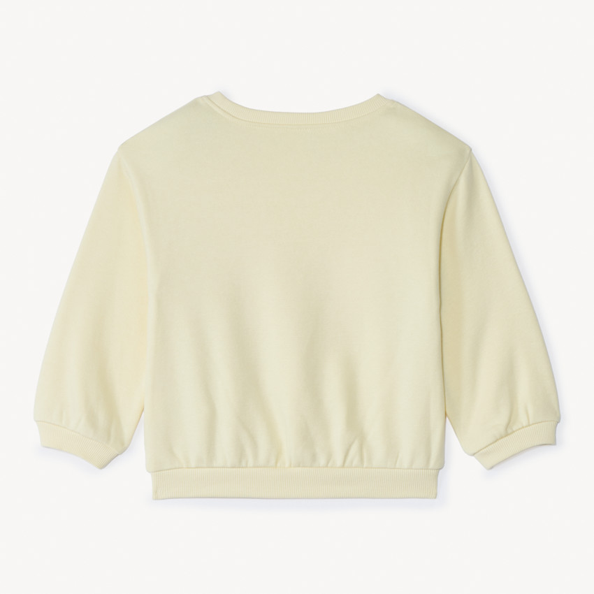 Sweat molleton oversize printé pour bébé fille 