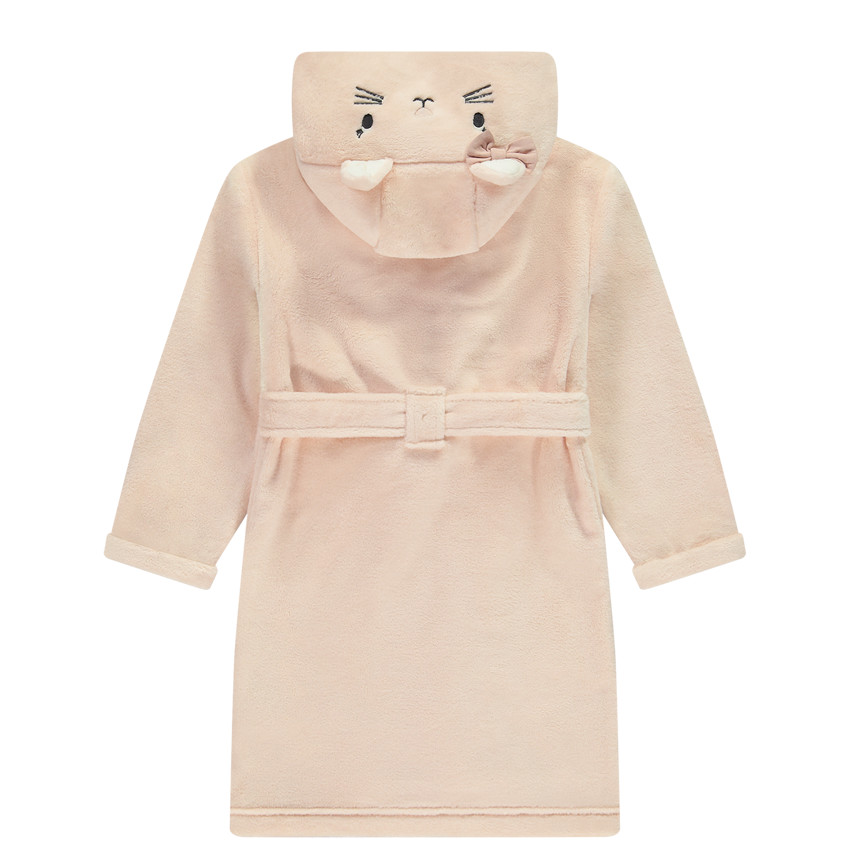 Robe de chambre ludique chat en sherpa pour fille Orchestra