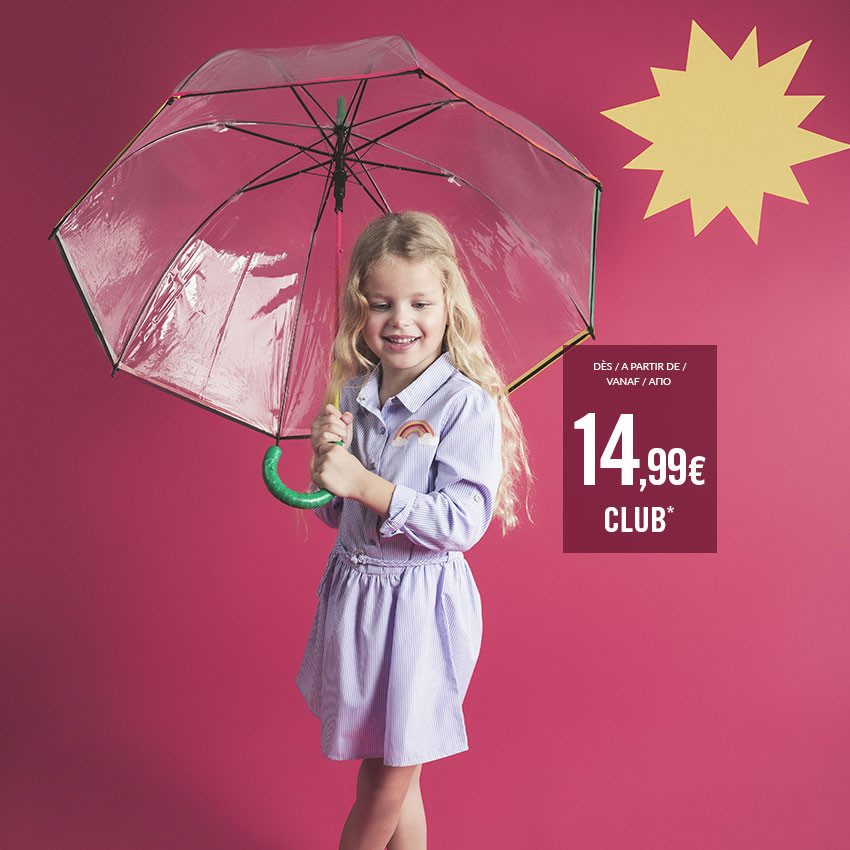 Robe chemise manches longues à rayures verticales all-over 